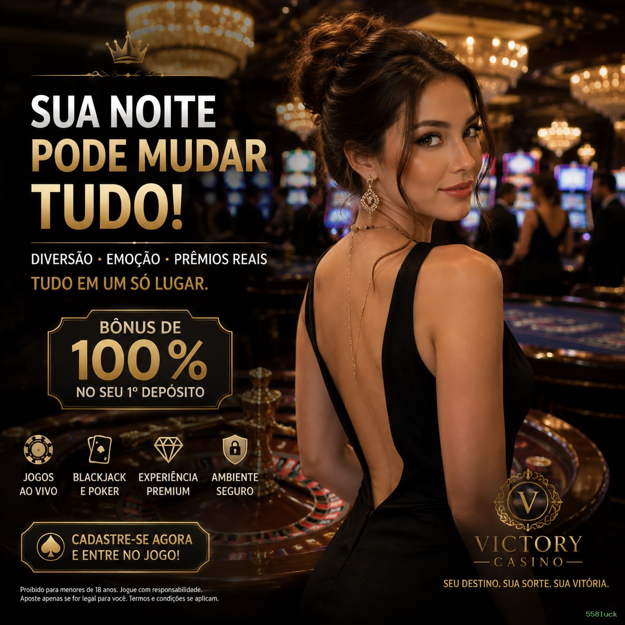 Streaming 4K no cassino ao vivo da 558luck